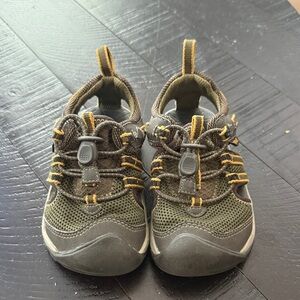Teva Toddler Hiking Sandals Size 7 Brown Orange Trail Shoes